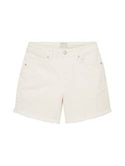 TOM TAILOR Mädchen 1036148 Bermuda Shorts, 10315 - Whisper White, 134 von TOM TAILOR