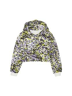 TOM TAILOR Mädchen 1037777 Cropped Hoodie mit Muster, 33751-large Multicolor Spotted Print, 128 von TOM TAILOR