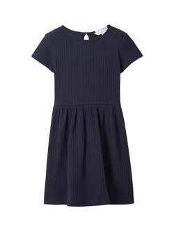 TOM TAILOR Mädchen Kinder Basic Jersey Kleid, 10668 - Sky Captain Blue, 92/98 von TOM TAILOR