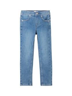 TOM TAILOR Mädchen Kinder Basic Treggings Skinny Jeans, 10119 - Used Mid Stone Blue Denim, 104 von TOM TAILOR