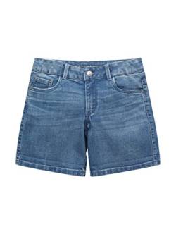 TOM TAILOR Mädchen Kinder Bermuda Jeans Shorts 1031557, Blau, 140 von TOM TAILOR