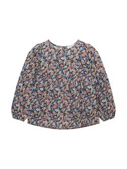 TOM TAILOR Mädchen Kinder Bluse mit Blumenmuster 1035208, Lila, 104-110 von TOM TAILOR