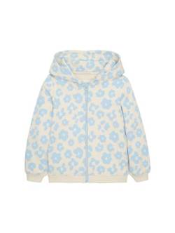 TOM TAILOR Mädchen Kinder Sweatjacke mit Blumen - Muster , big leo flower print, 116/122 von TOM TAILOR