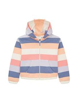 TOM TAILOR Mädchen Kinder Sweatjacke mit Kapuze 1035181, Weiß, 128-134 von TOM TAILOR