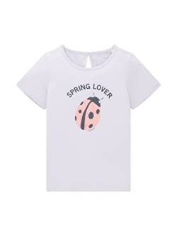 TOM TAILOR Mädchen Kinder T-Shirt mit Print 1035197, Lila, 104-110 von TOM TAILOR