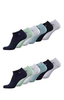 TOM TAILOR Sneaker Socken - bequeme Unisex Socken - Socken für den Alltag und Freizeit - im praktischen 12er Pack, Farben:dark blue, SockSizes:43-46 von TOM TAILOR