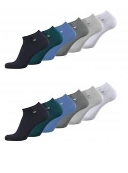 TOM TAILOR Sneaker Socken - bequeme Unisex Socken - Socken für den Alltag und Freizeit - im praktischen 12er Pack, Farben:navy, SockSizes:39-42 von TOM TAILOR