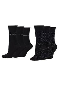 TOM TAILOR women socks 6er dot black 35-38 von TOM TAILOR