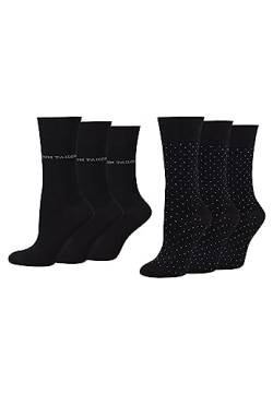 TOM TAILOR women socks 6er dot black 39-42 von TOM TAILOR