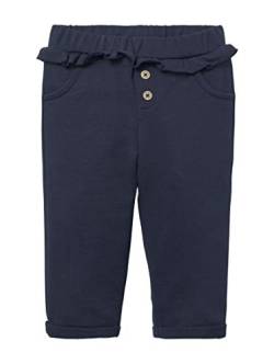 Tom Tailor Baby-Mädchen Jogginghose Hose, Black iris|Blue, 62 von TOM TAILOR