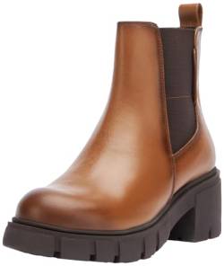 Tom Tailor Damen 4250930011 Chelsea-Stiefel, Cognac, 39 EU von TOM TAILOR