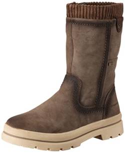 Tom Tailor Damen 4294609 Halblange Stiefel, Taupe, 40 EU von TOM TAILOR