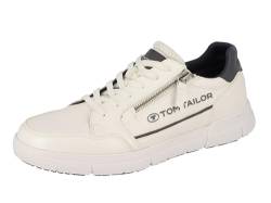 Tom Tailor Herren 5382003 Sneaker, White, 43 EU von TOM TAILOR