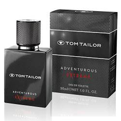 Tom Tailor Parfüm Herren Adventurous EXTREME for him 30ml I maskulines Eau de Toilette Herren für Abenteuerlustige Männer I belebende Kombination aus Safran, Kaschmirholz & Ambra I Ledrig & holzig von TOM TAILOR