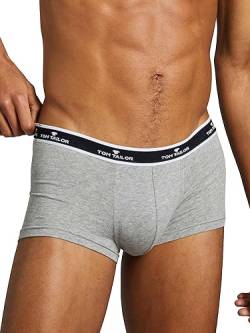 Tom Tailor Underwear Herren Hip Pants 2er Pack Retroshorts, Grau (Darkgrey Melange 9768), Medium (Herstellergröße: M/5) von TOM TAILOR