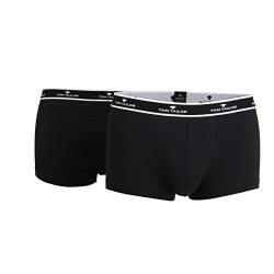 Tom Tailor Underwear Herren Hip Pants 2er Pack Retroshorts, Schwarz (Black 9000), Medium (Herstellergröße: M/5) von TOM TAILOR