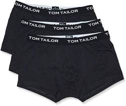 Tom Tailor Underwear Herren Hip Pants 3er Pack 70162-6061 Retroshorts, Schwarz (Black 9303), XX-Large (Herstellergröße: XXL/8) von TOM TAILOR