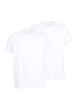 Tom Tailor Underwear Herren Shirt, 1/2, Rundhals 2er Pack Unterhemd, Weiß (Weiss 1000), Medium (Herstellergröße:M/5) von TOM TAILOR