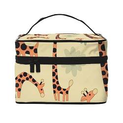 Giraffes Kosmetiktasche Make-up-Tasche Reise Kosmetiktaschen für Frauen Kulturbeutel, Giraffen, Einheitsgröße von TOMPPY