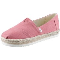 TOMS ALPARGATA PLATFORM ROPE Espadrille in veganer Verarbeitung, schmale Form von TOMS