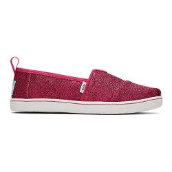 TOMS Alpargata Flacher Slipper, Dunkelrosa Glitzer, 30.5 EU von TOMS