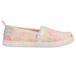 TOMS Alpargata Print Flache Slipper, Rosa Batik, 30.5 EU von TOMS