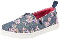 TOMS Classic Alpargata Flacher Slipper, Navy Embroidered Floral, 33 EU von TOMS