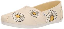 TOMS Damen Alpargata Cloudbound Flacher Slipper, Natürliche Gänseblümchen, 35.5 EU von TOMS