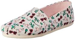 TOMS Damen Alpargata Print Flache Slipper, Grau Flamingo, 35.5 von TOMS