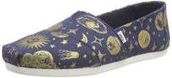 TOMS Damen Alpargata Print Flache Slipper, Marineblauer Druck, 36 EU von TOMS