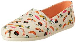 TOMS Damen Alpargata Print Flache Slipper, Sushi Natur, 35.5 von TOMS