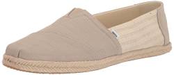 TOMS Damen Alpargata Rope Classic Flacher Slipper, Natural Stripes, 36 EU von TOMS