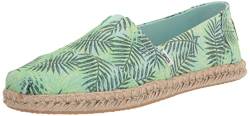 TOMS Damen Alpargata Rope Flache Slipper, Blaue Sommerpalmen, 35.5 EU von TOMS