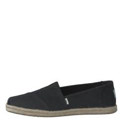 TOMS Damen Alpargata Rope Flache Slipper, Schwarz, 36 EU von TOMS