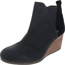 TOMS Damen Kelsey Pumps, Schwarzes Veloursleder, 42.5 EU von TOMS