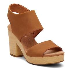 TOMS Damen Majorca Platform Sandale mit Absatz, Tan, 39 EU von TOMS