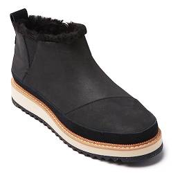 TOMS Damen Women_Boot_Water Resistant Black Oiled Nubuck/Sued Wanderstiefel, Wasserfester Blac, 43.5 EU von TOMS