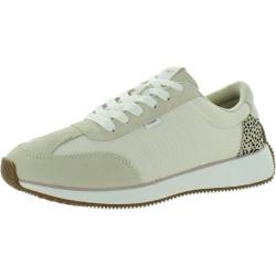 TOMS Damen Wyndon Sneaker, Fog Multi Nylon/Suede/Mini Cheetah, 40 EU von TOMS