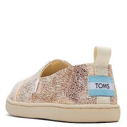 TOMS Girl's Alpargata Loafer Flat, Gold Crackle Foil, 13.5 UK von TOMS