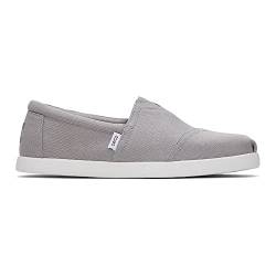 TOMS Herren Alp FWD Flacher Slipper, Grau recycelte Baumwollleinwand, 39 EU von TOMS