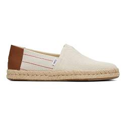 TOMS Herren Alpargata Rope 2.0 10019896 Natural Stripe, Größe:43.5 EU von TOMS