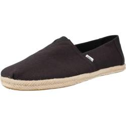 TOMS Herren Alpargata Rope Classic Flacher Slipper, Total Black, 44 EU von TOMS