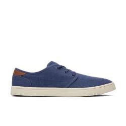 TOMS Herren Carlo Sneaker, Cadet Blue Heritage Canvas, 40.5 EU von TOMS