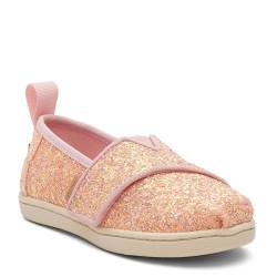 TOMS Jungen Mädchen Classic Alpargata Flacher Slipper, Pink Quartz Chunky Glitter, 22 EU von TOMS