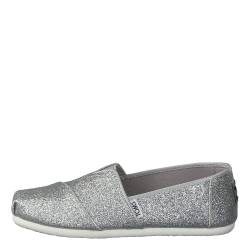 TOMS Mädchen ALPARGATA Espadrille, Silberfarben, 36 EU von TOMS