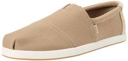 TOMS Men's ALP FWD Loafer Flat, Dune Recycled Ripstop Cotton Canvas/Distressed Suede, 10.5 UK von TOMS