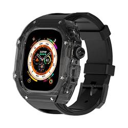 TONECY Uhrenarmband für Apple Watch Ultra 49 mm, MOD-Kit, Serie 8, 7, 6, 5, 4, SE, robuste Schutzhülle von TONECY