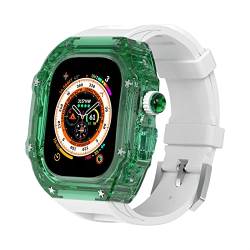 TONECY Uhrenarmband für Apple Watch Ultra 49 mm, MOD-Kit Serie 8, 7, 6, 5, 4 SE, leicht, robust, Schutzhülle, 44 mm, 45 mm, 49 mm von TONECY