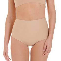 TONEST Shapewear Damen - Bauchweg Shaping-Slip - Mid-Waist - Shape-Miederslip - Figurformende Miederhose - 1100-MS-FC (44, Beige) von TONEST