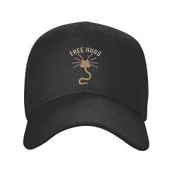 Baseballkappe Mode Xenomorph Alien Kostenlose Umarmungen Baseballkappe Männer Frauen Atmungsaktiv Papa Hut Sonnenschutz Snapback Caps Geburtstagsgeschenk von TONFON